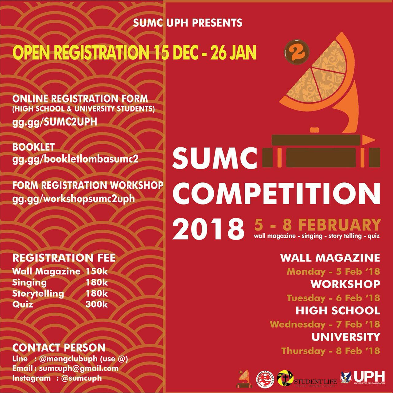 Poster 2nd SUMC UPH 2018