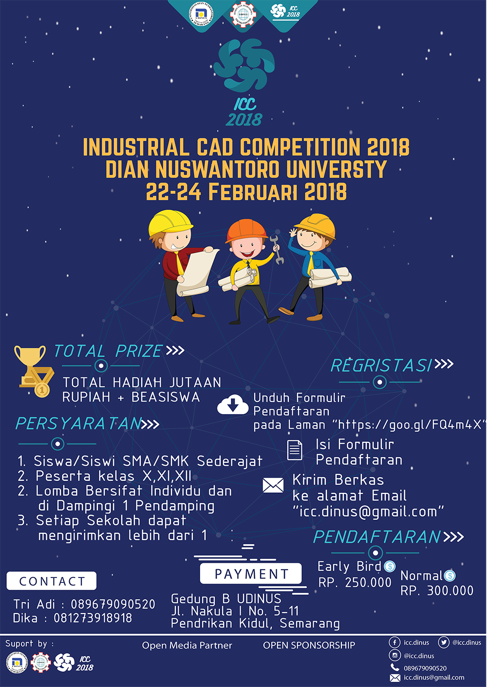 Poster INDUSTRIAL CAD COMPETITION