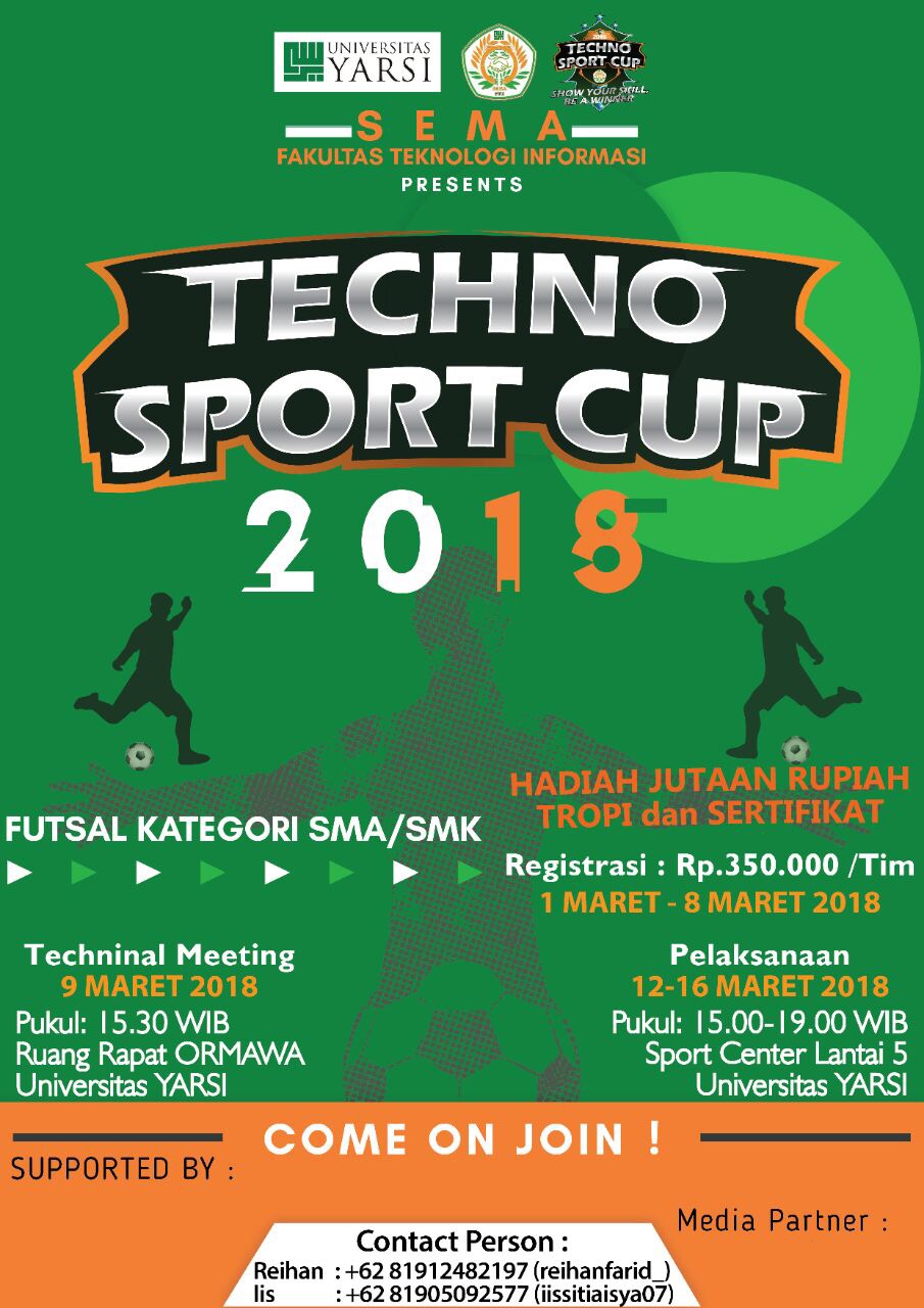 Poster TECHNO SPORT CUP 2018