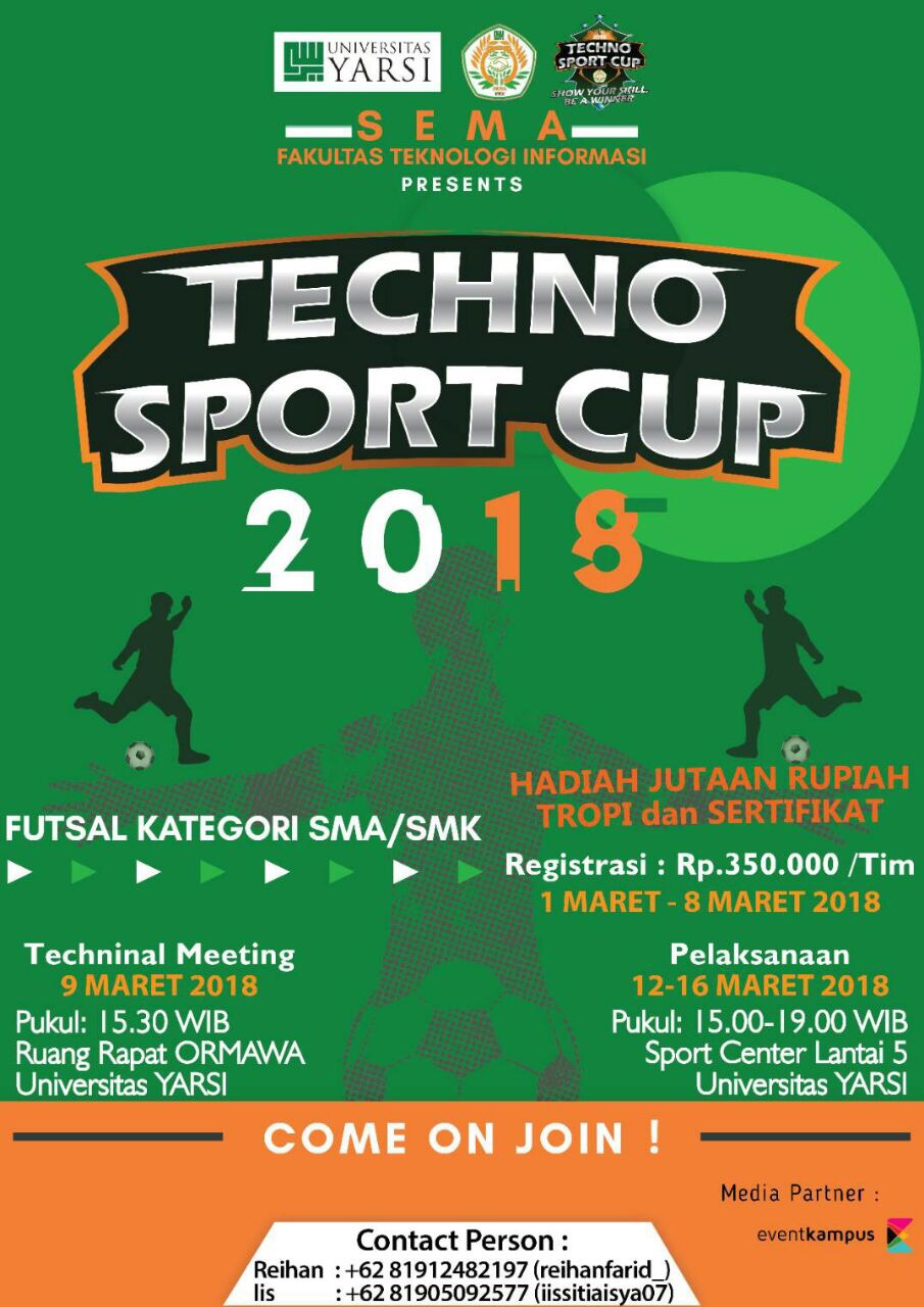 Poster TECHNO SPORT CUP 2018