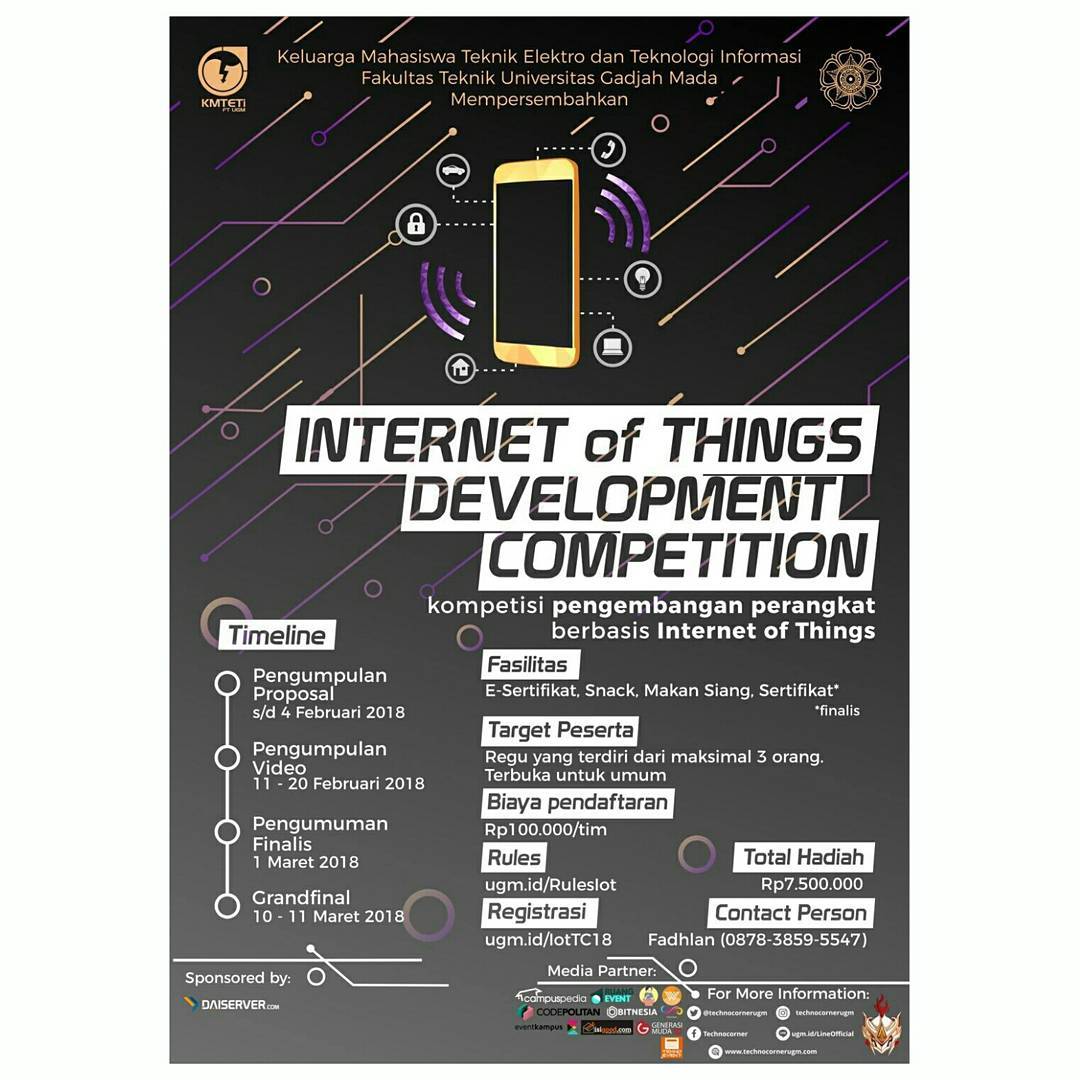 Poster Internet Of Things Development Competition