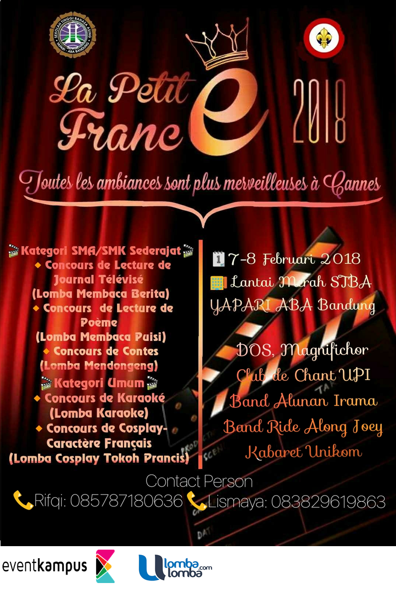 Poster La Petite France 2018