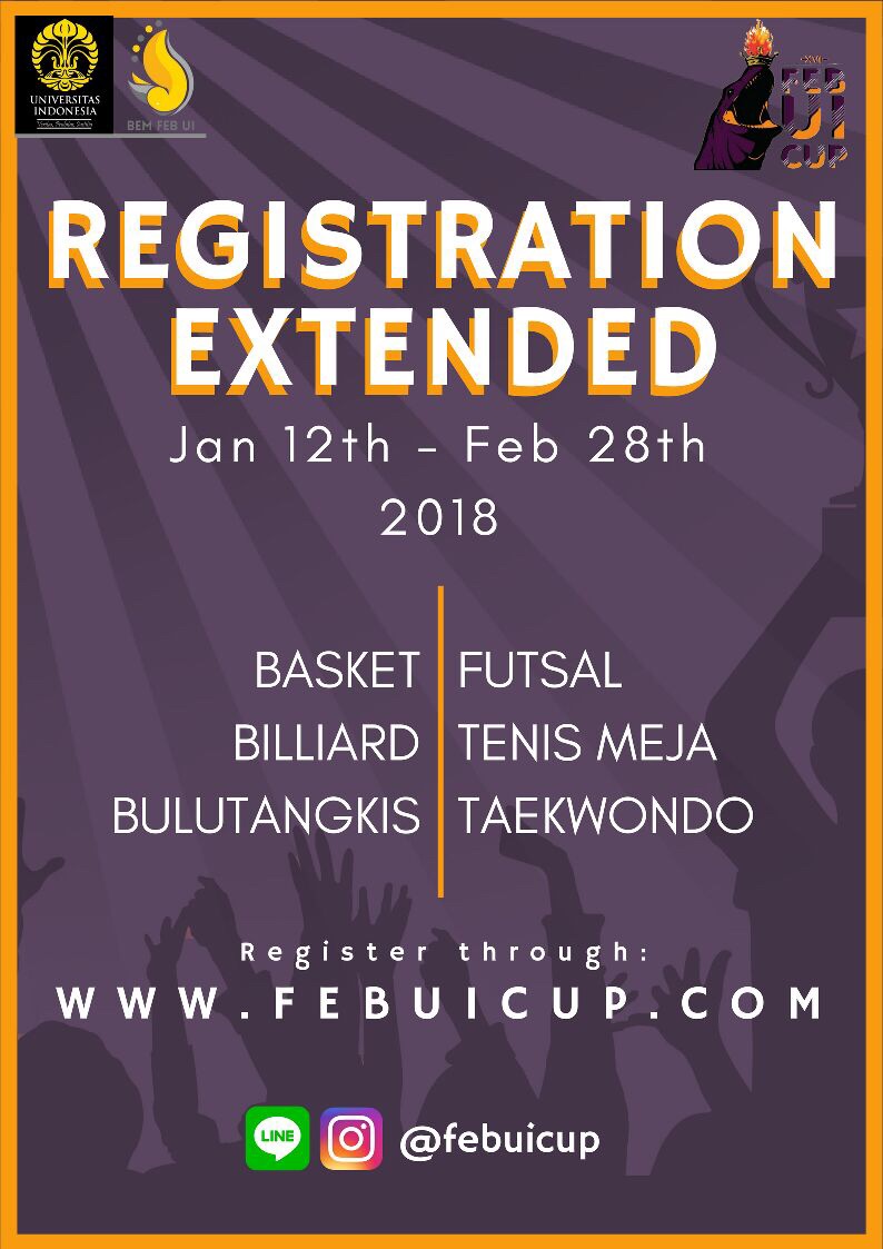 Poster The 16th FEB UI CUP 