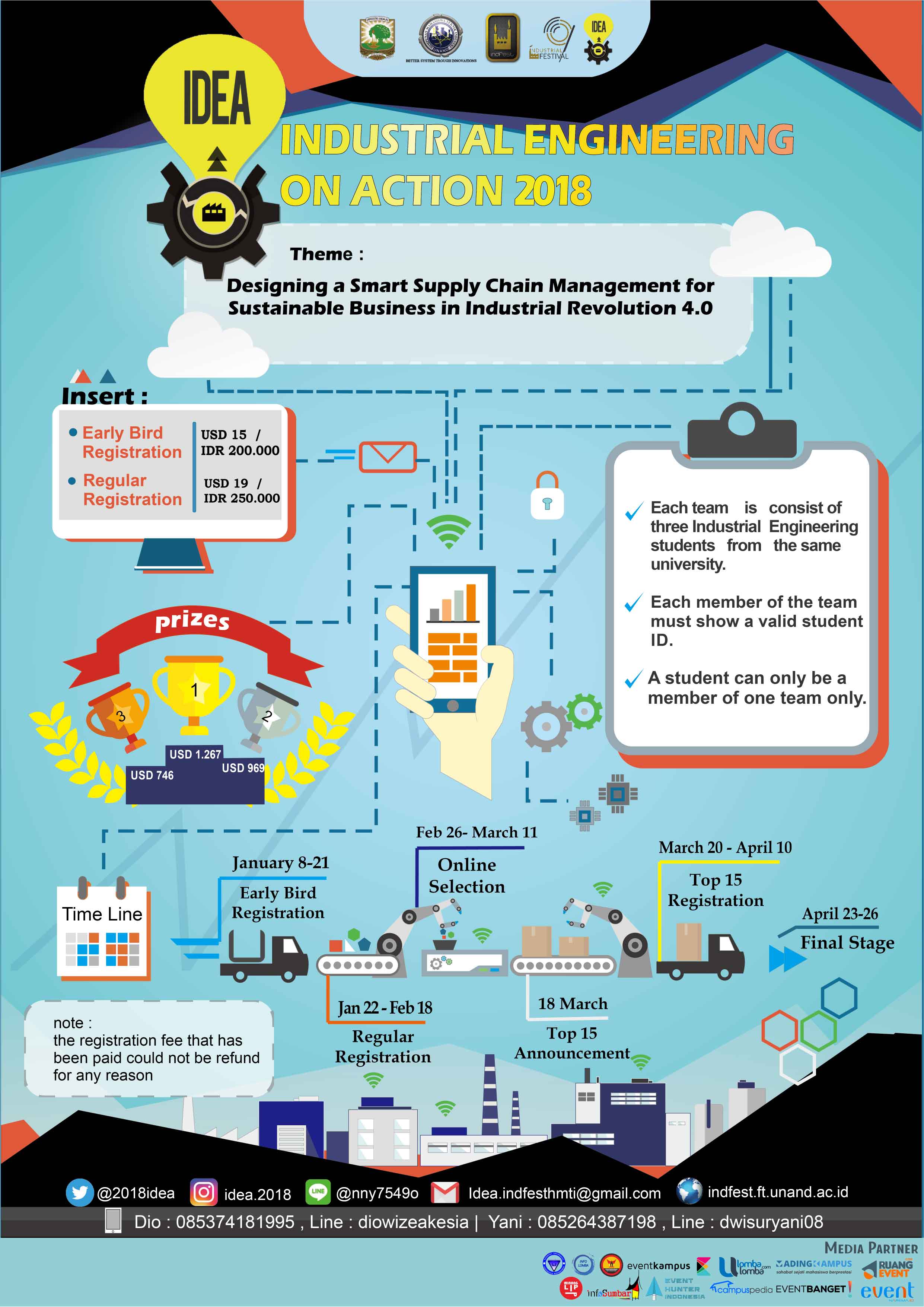 Poster Industrial Engineering on Action