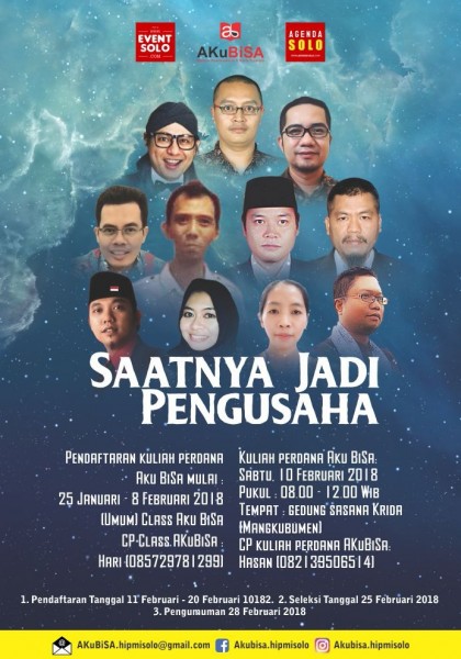 SAATNYA JADI PENGUSAHA