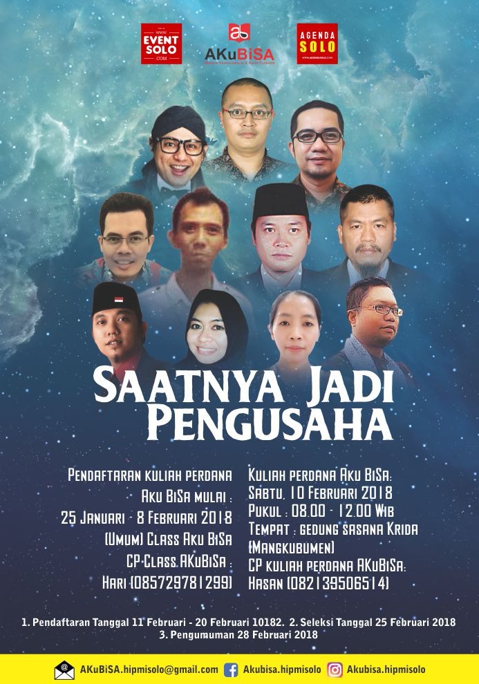 Poster SAATNYA JADI PENGUSAHA