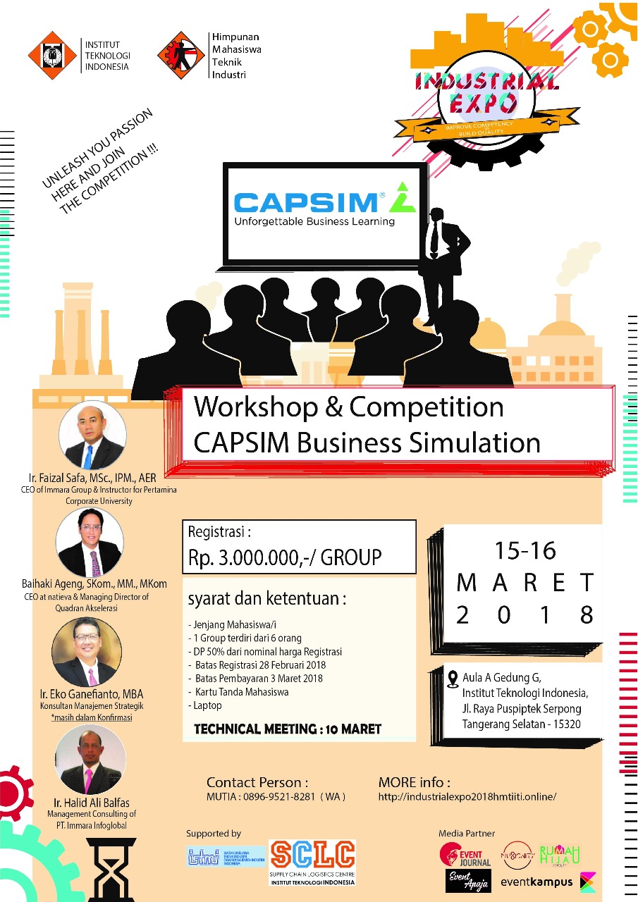 Poster Workshop & Competition CAPSIM ( CAPABILITY SIMULATION)