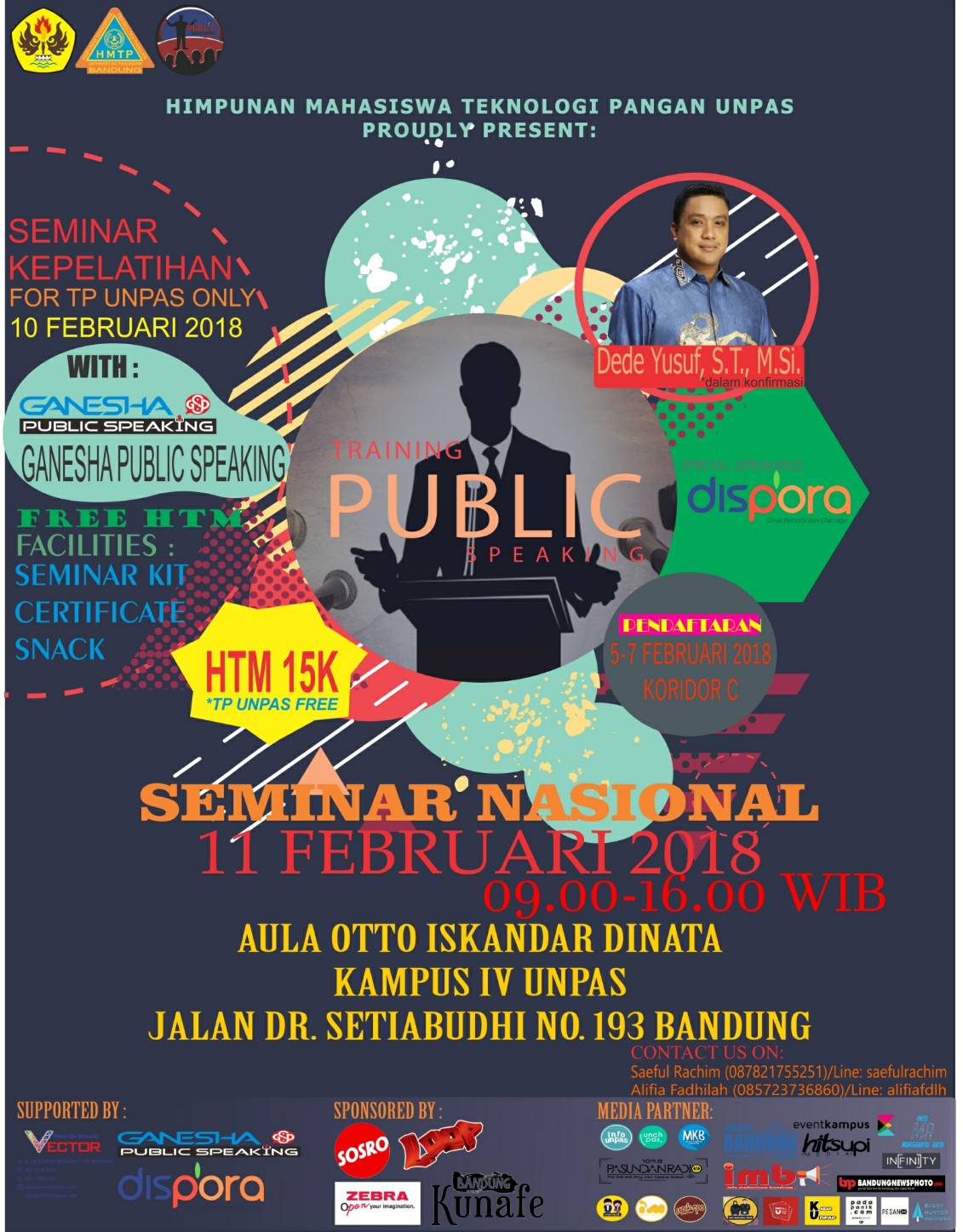 Poster Training Public Speaking 2018