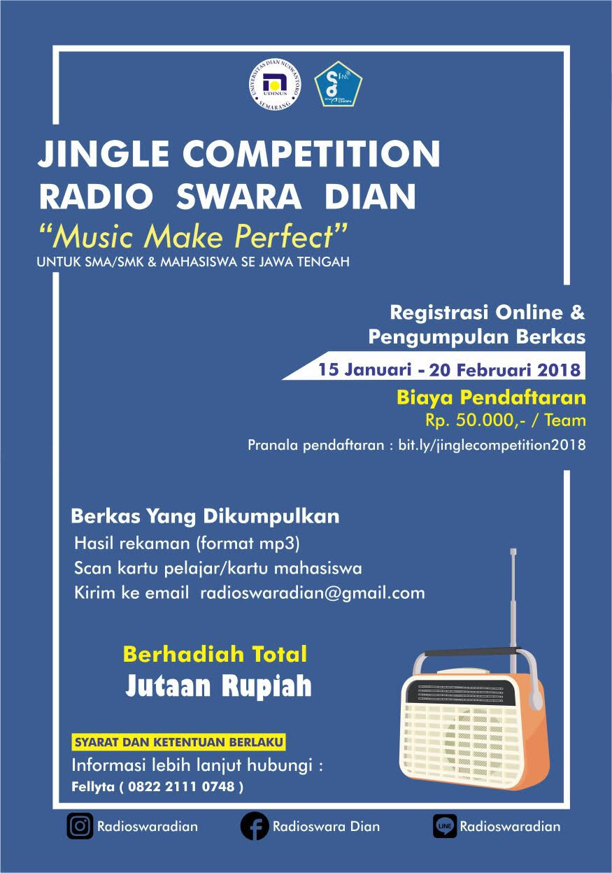 Poster JINGLE COMPETITION