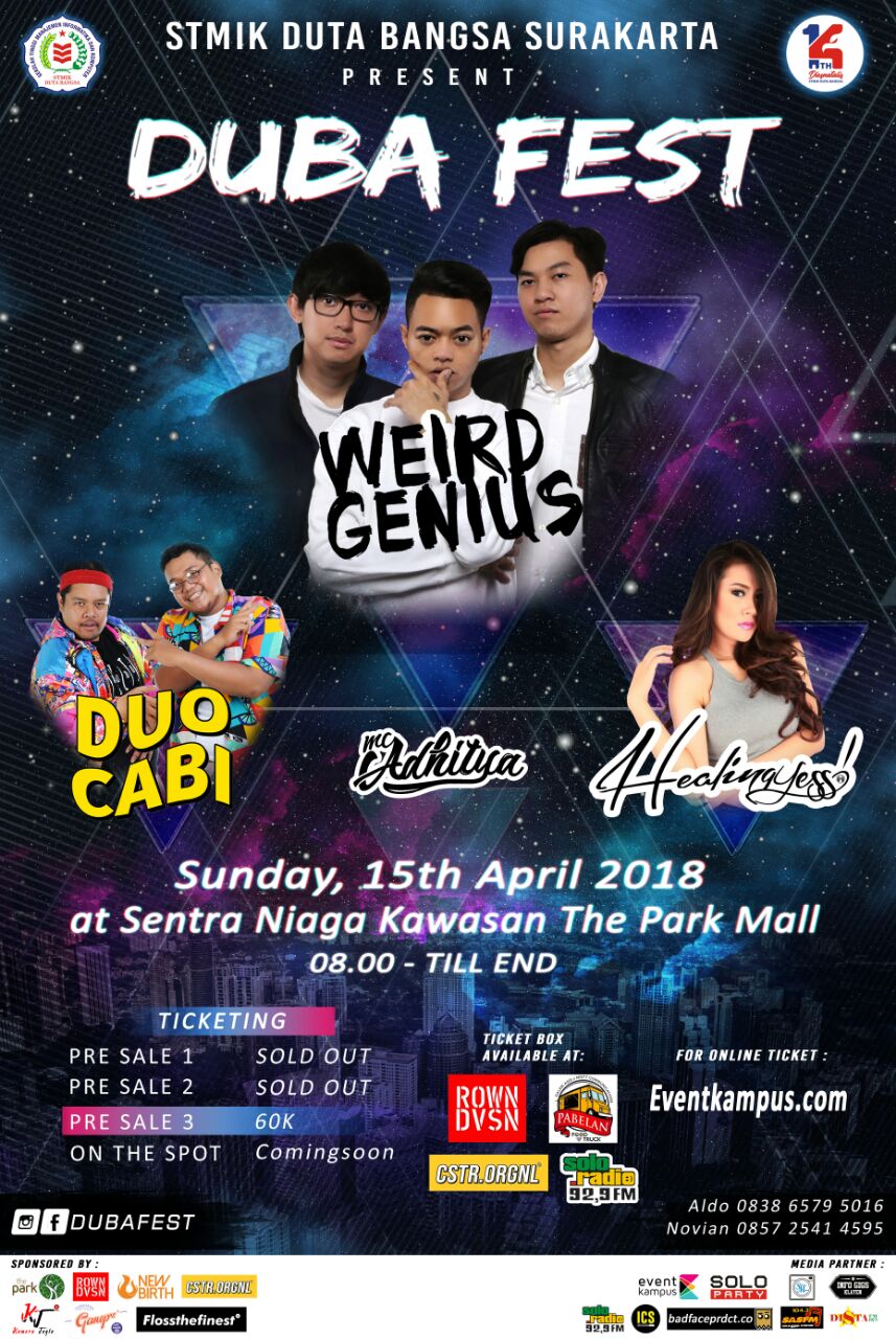 Poster DUBAFEST 2018