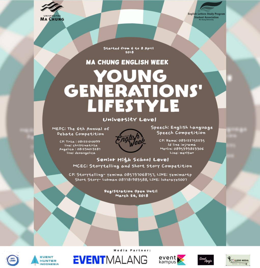 Poster Ma Chung English Week