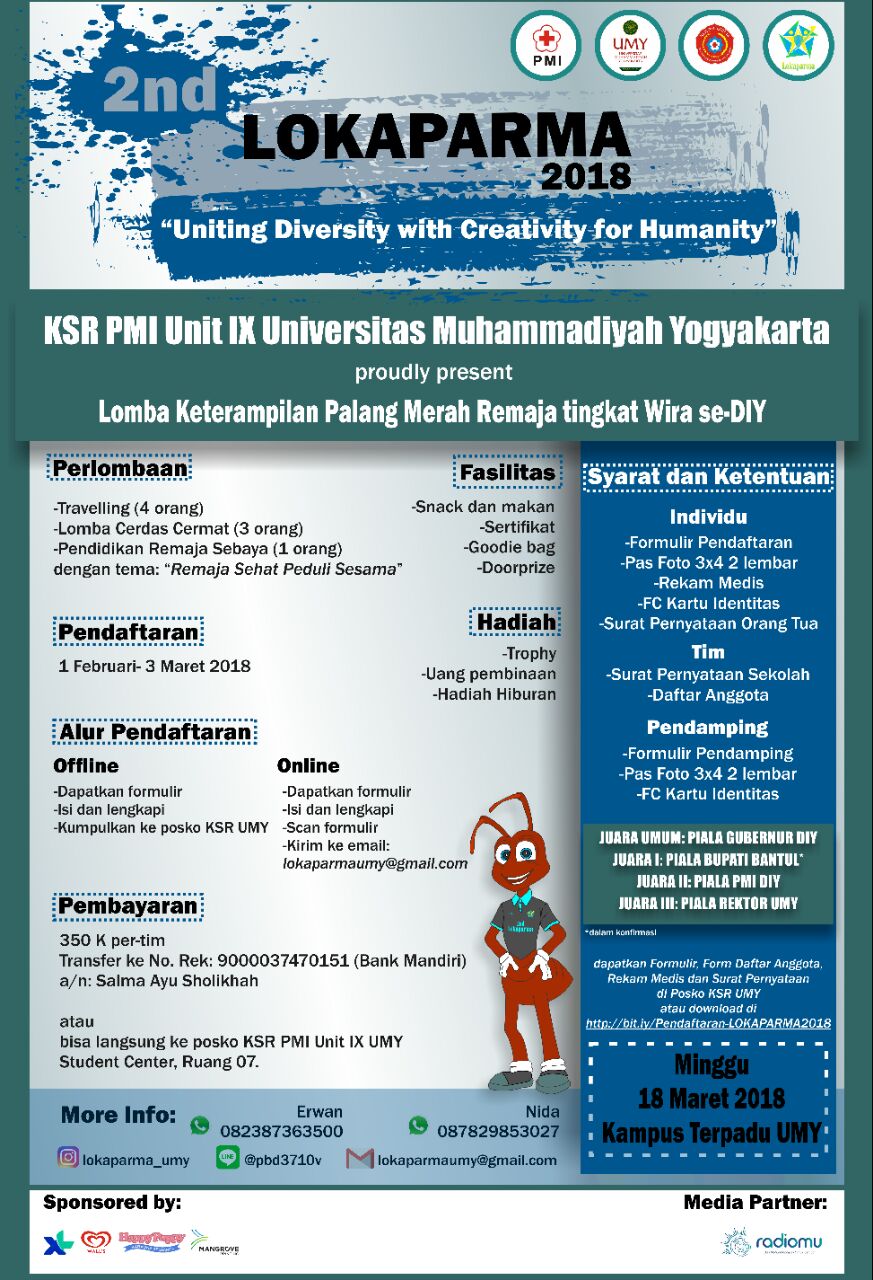 Poster LOKAPARMA II KSR PMI UNIT IX UMY