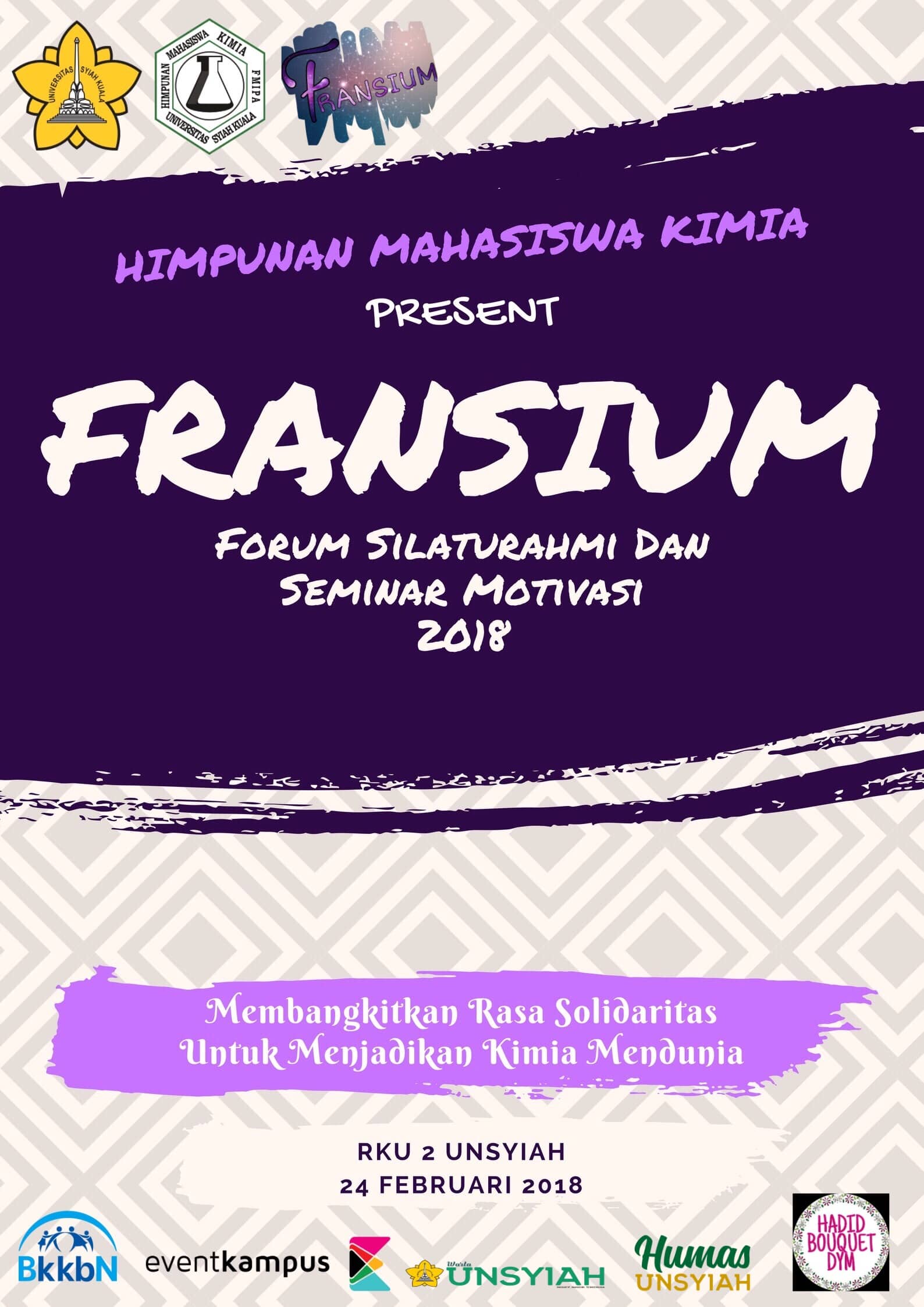 Poster Forum Silaturahmi dan Seminar Motivasi 2018