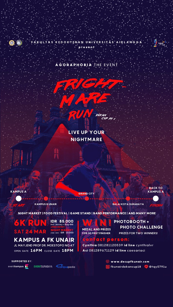 Poster AGORAPHOBIA : FRIGHTMARE RUN