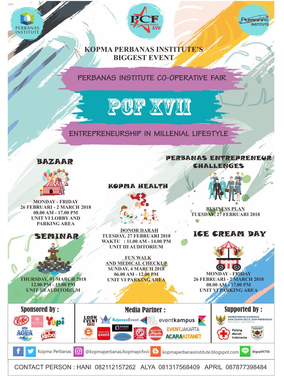 Poster Perbanas Cooperative Fair XVII (PCF XVII)