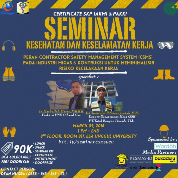 Seminar Kesehatan dan Keselamatan Kerja