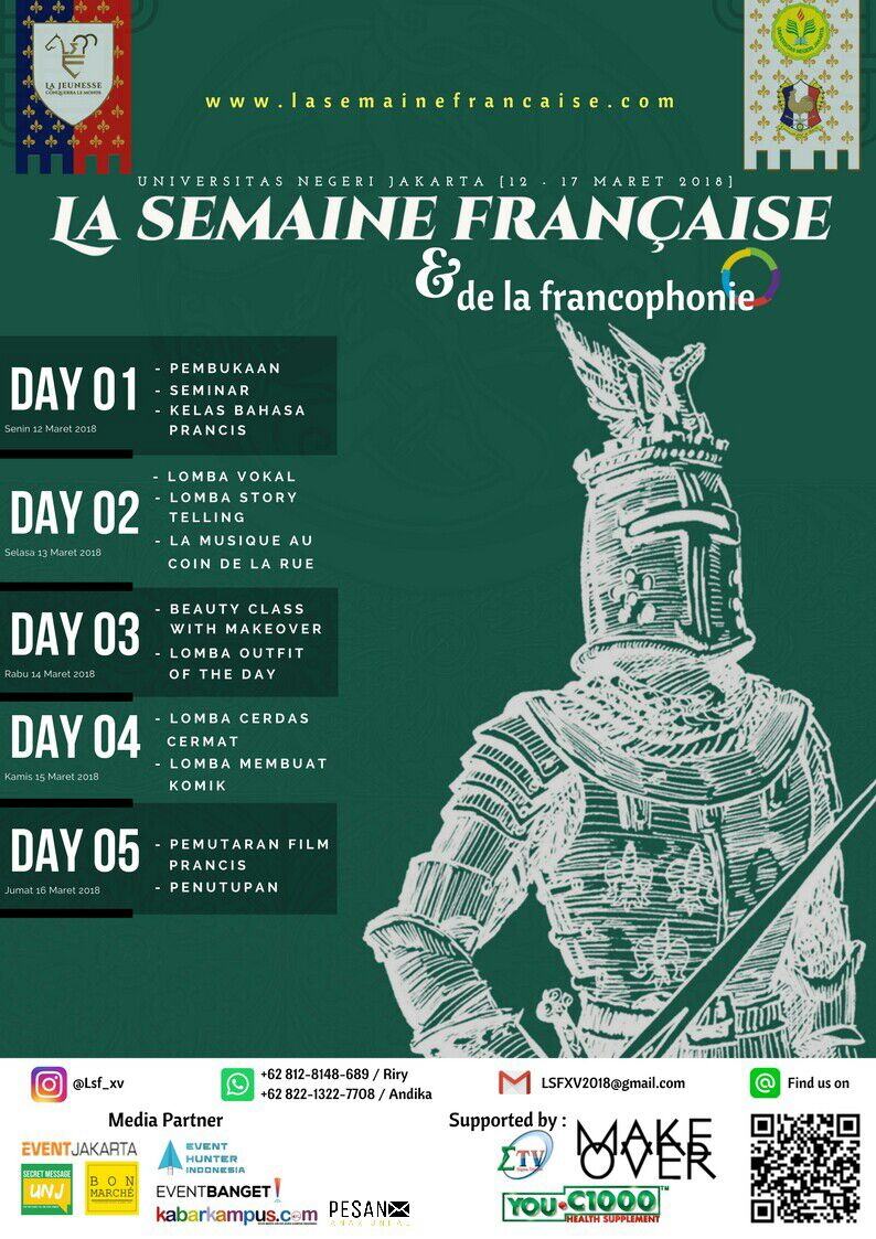 Poster LA SEMAINE FRANÃ‡AISE