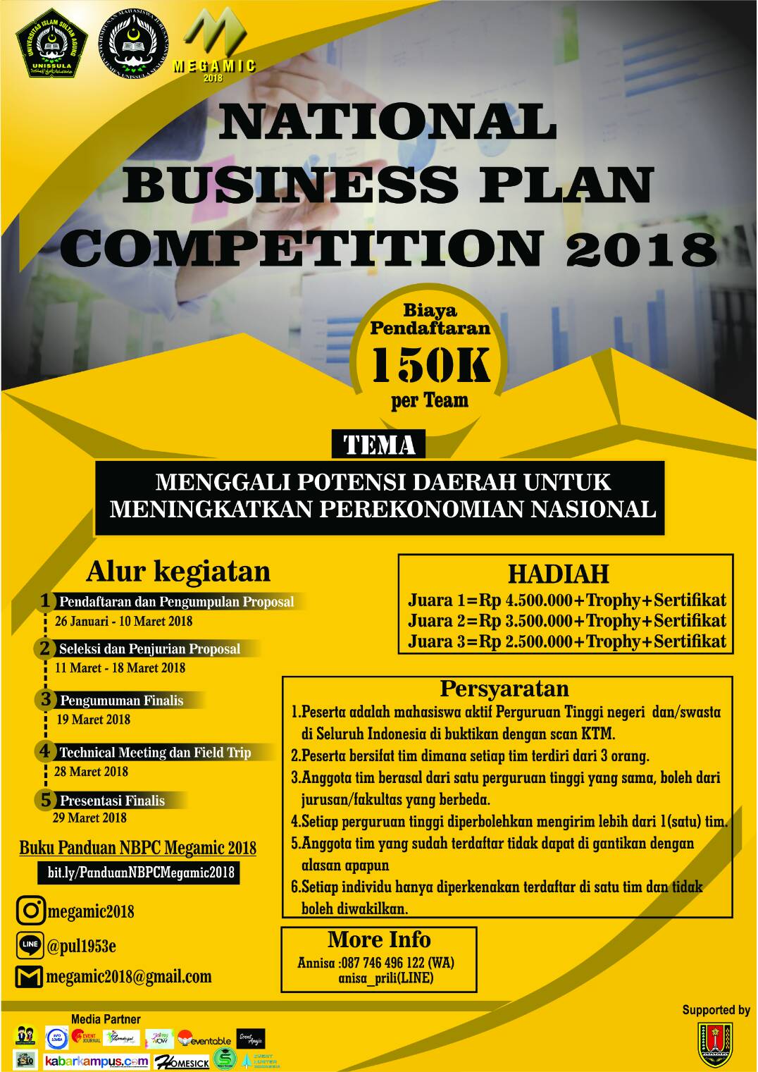 Poster National Business Plan Competition