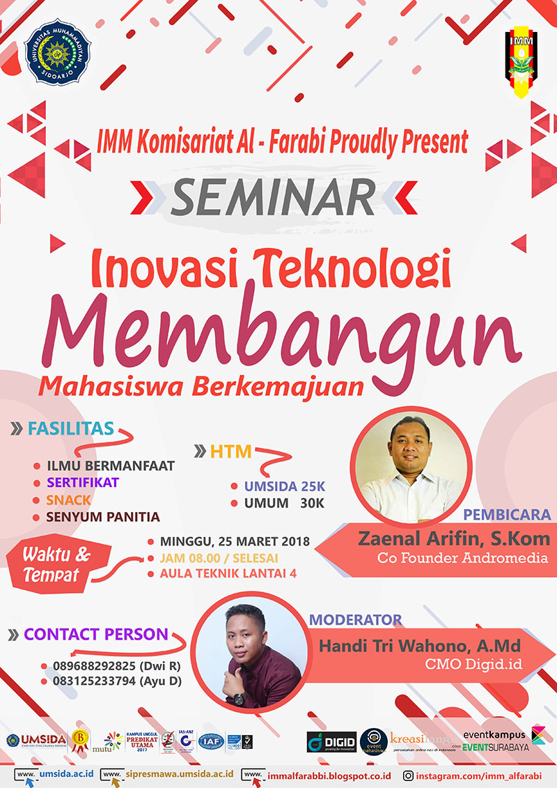 Inovasi Teknologi Membangun Mahasiswa Berkemajuan | Event - Eventkampus.com