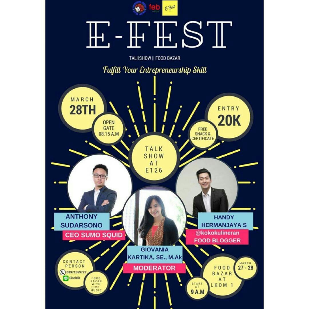 Poster Entrepreneur Festival 2018