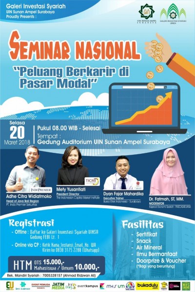 Seminar Nasional "Peluang Berkarir di Pasar Modal"