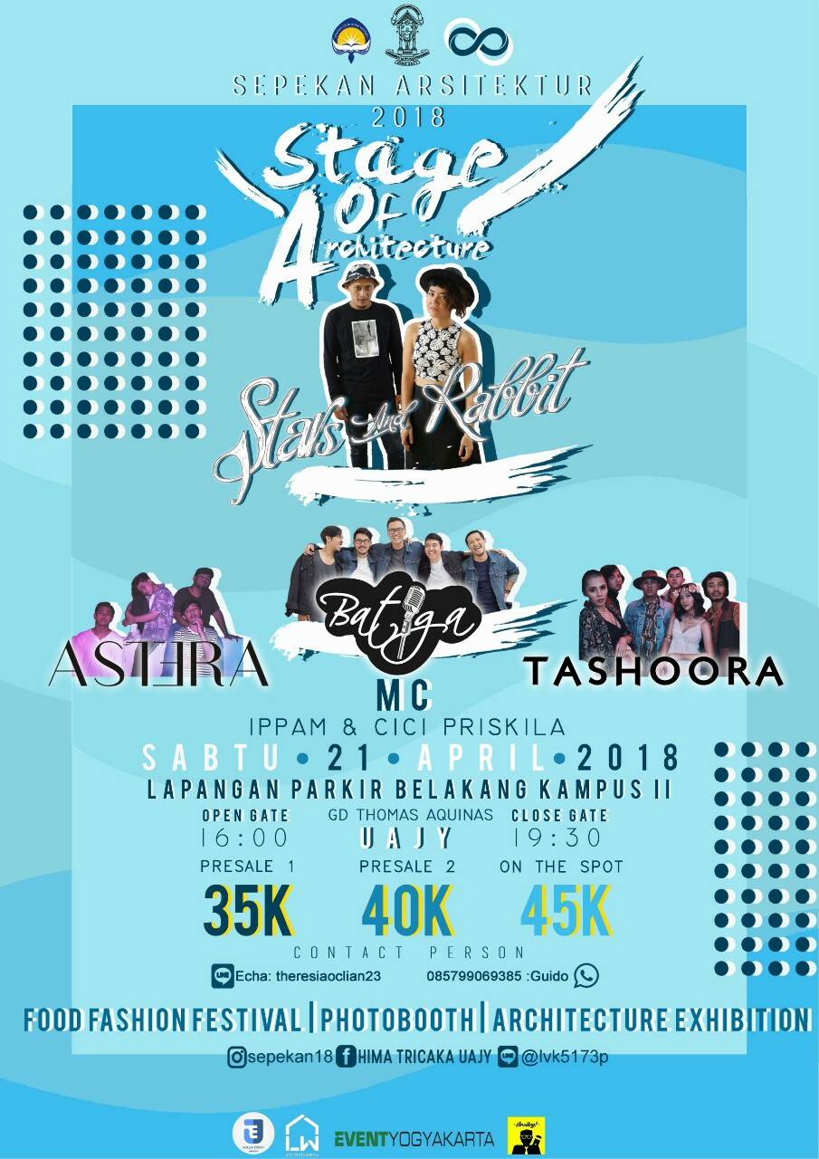 Poster STAGE OF ARCHITECTURE - SEPEKAN ARSITEKTUR 2018