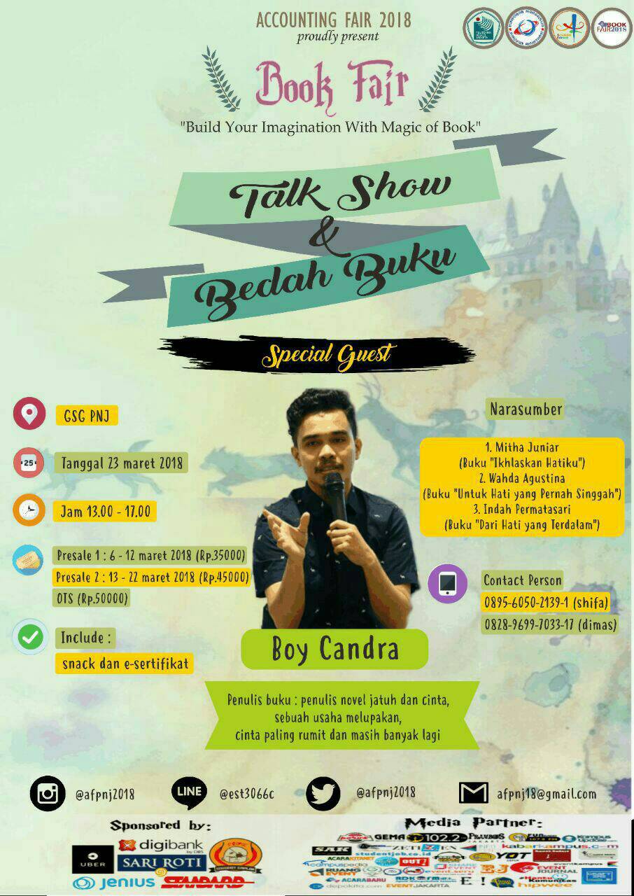 Poster Book Fair Accounting Fair 2018