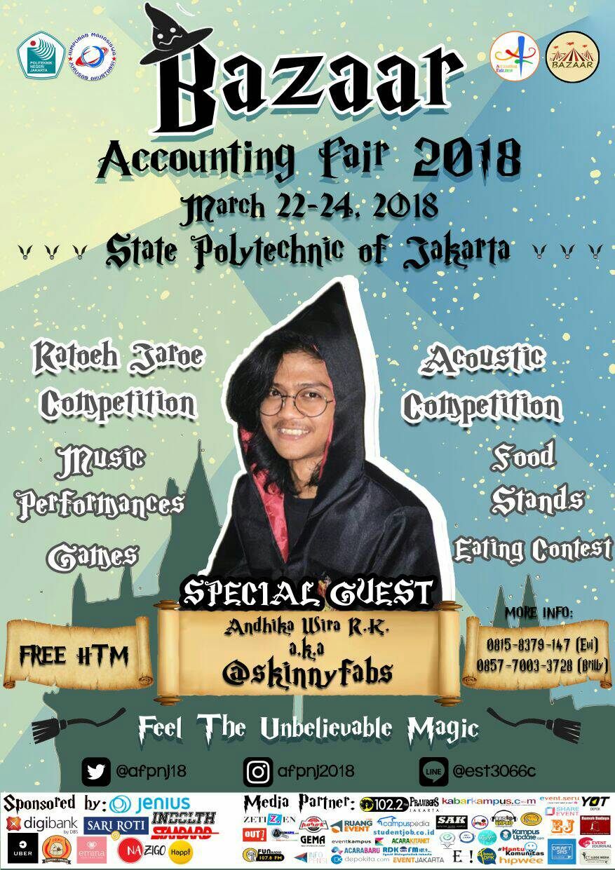 Poster Bazaar Accounting Fair 2018