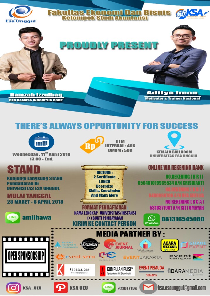 Poster There's Always Opportunity To Succes