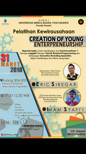 Pelatihan Kewirausahaan ( sold out )