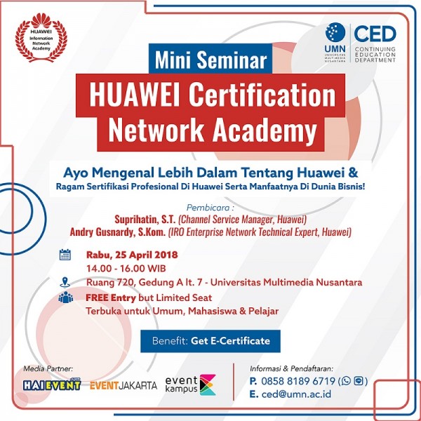 Mini Seminar Huawei Certification Network Academy