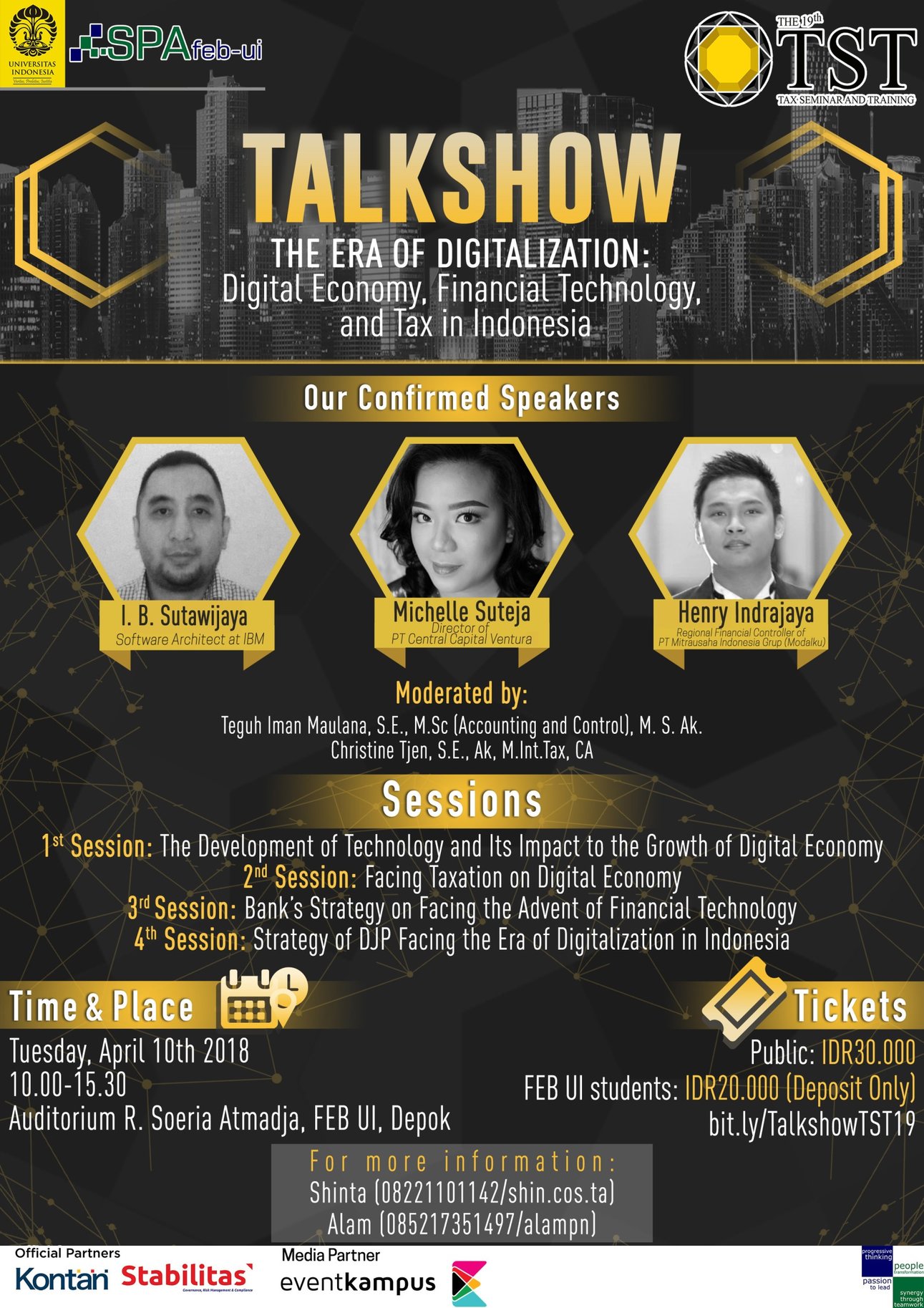 Poster The 19th Tax Seminar and Training Talkshow