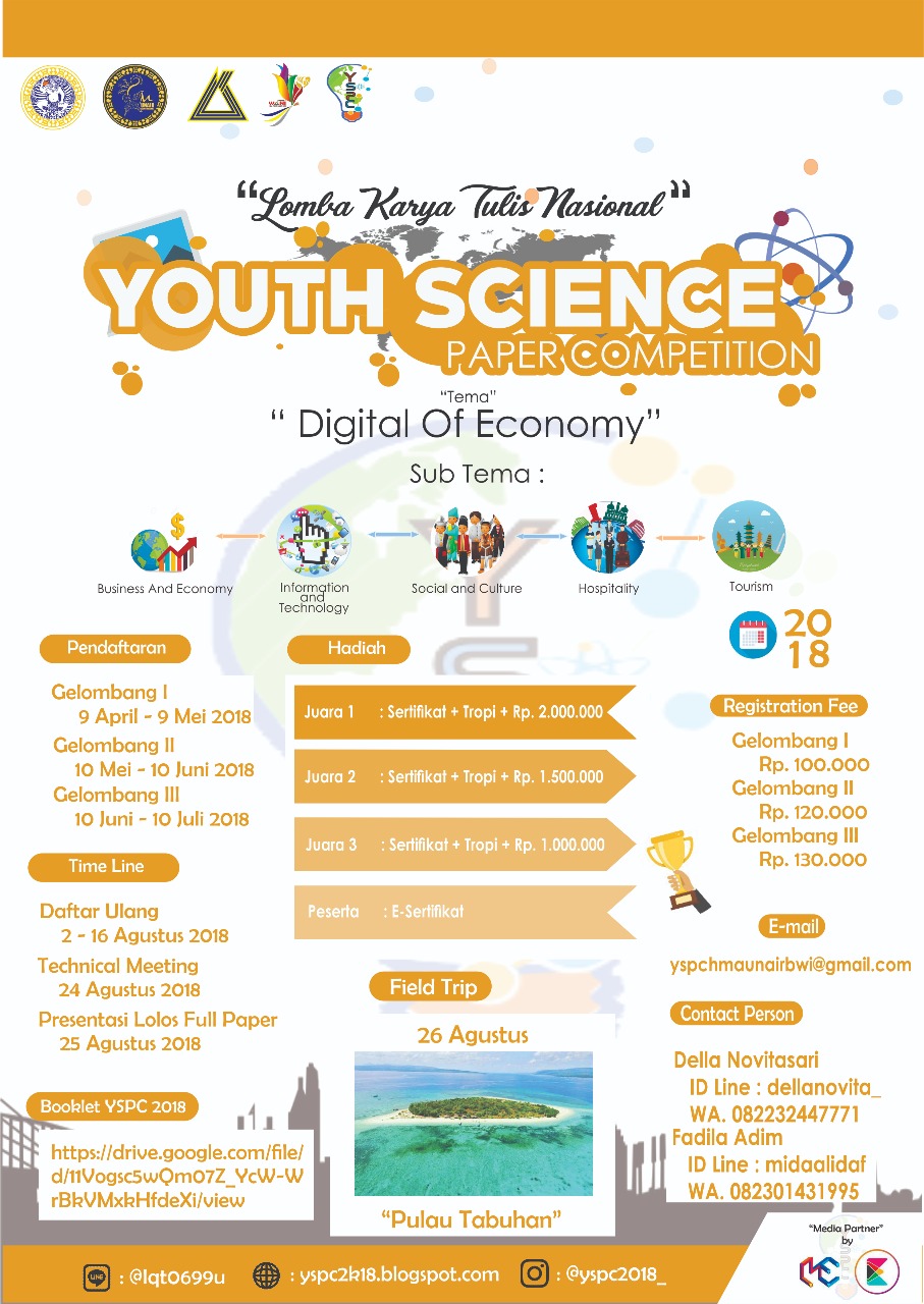 Poster YSPC (Youth Science paper competition)