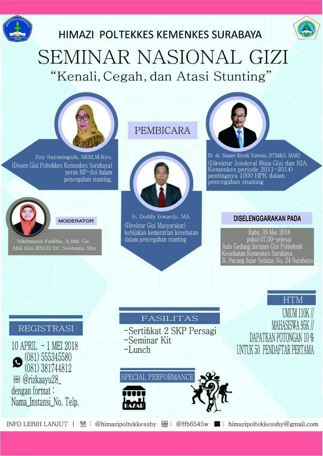 Poster SEMINAR NASIONAL GIZI 2018