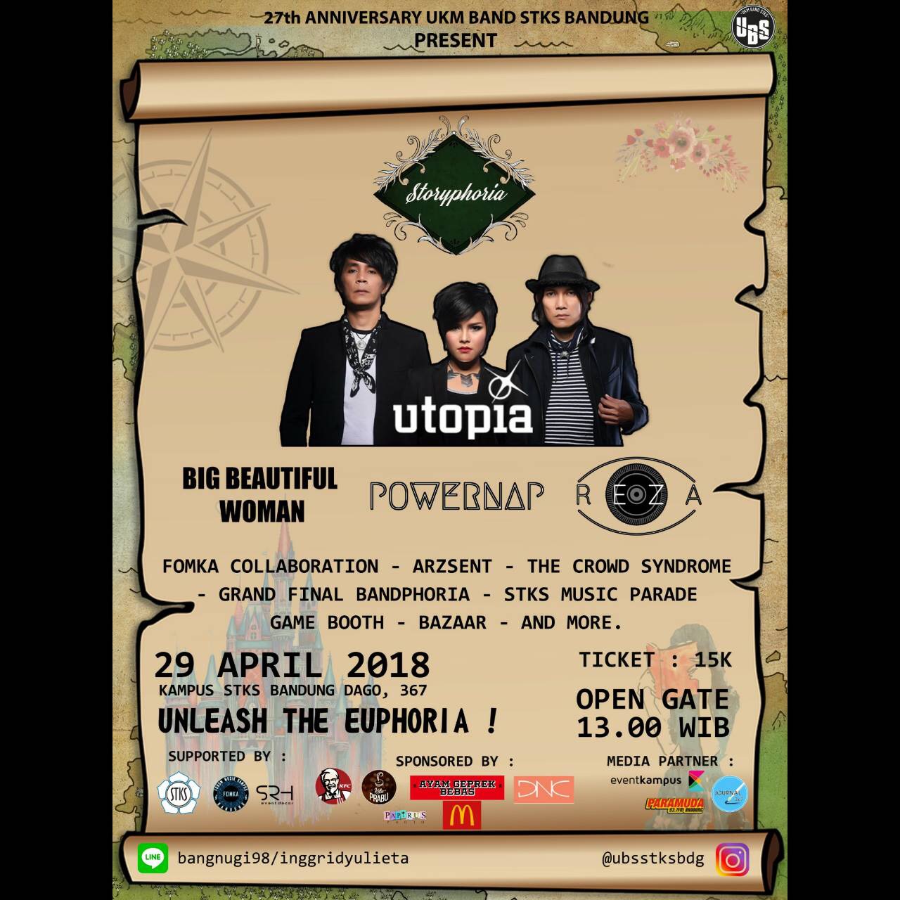 Poster [UBS STKS BDG] [27th UBS Anniversary] ~ Storyphoria 