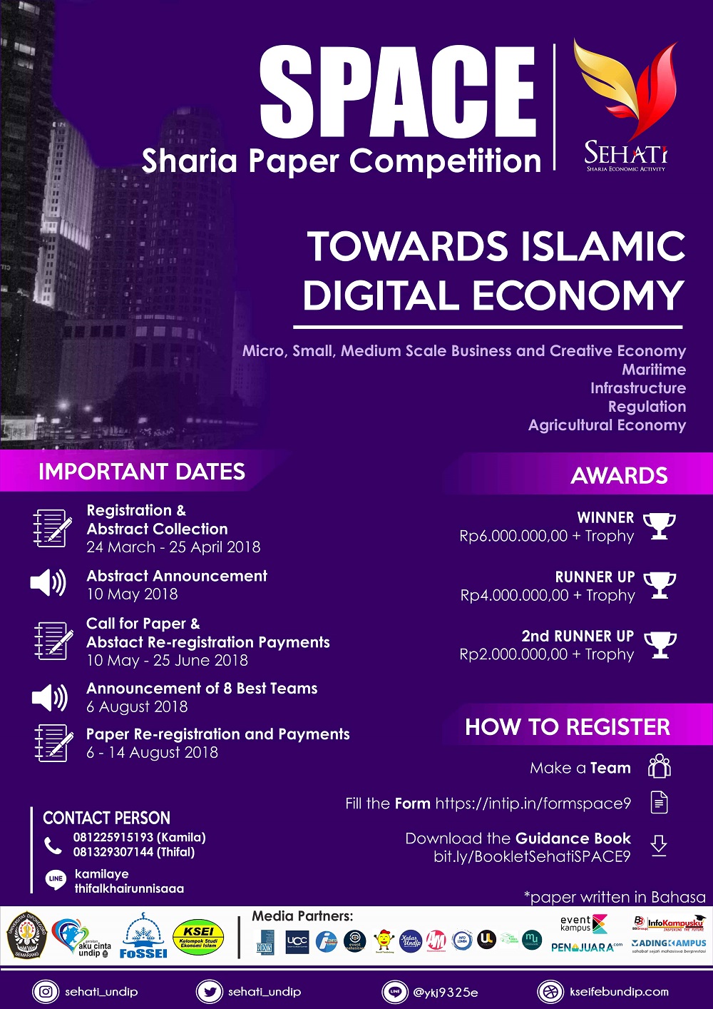 Poster SPACE (Sharia Paper Competition)