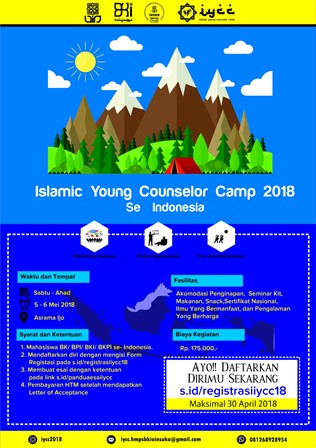 Poster Islamic Young Counselor Camp 2018