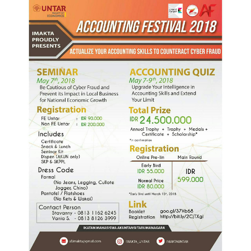 Poster Accounting Festival 2018