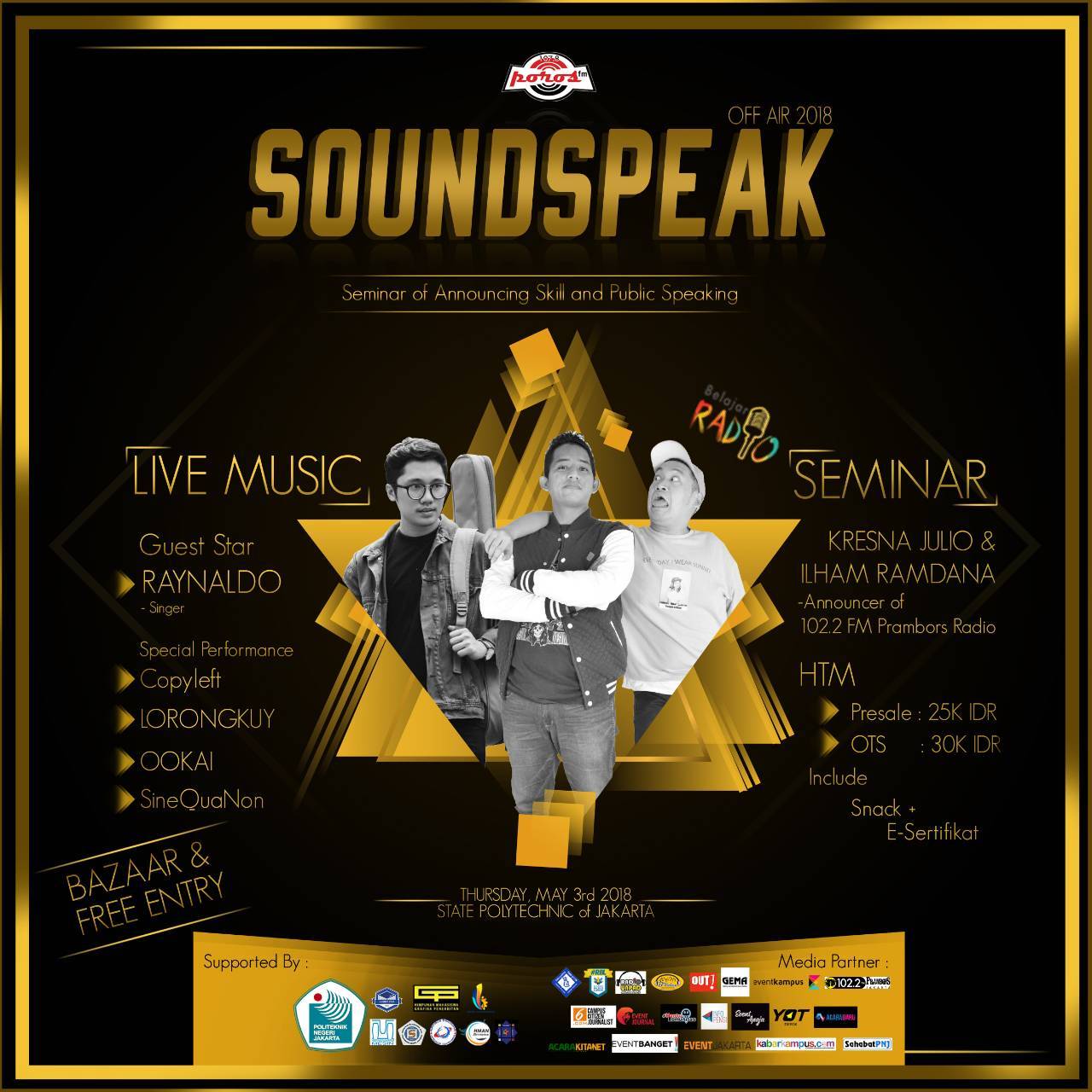 Poster SOUNDSPEAK 2018