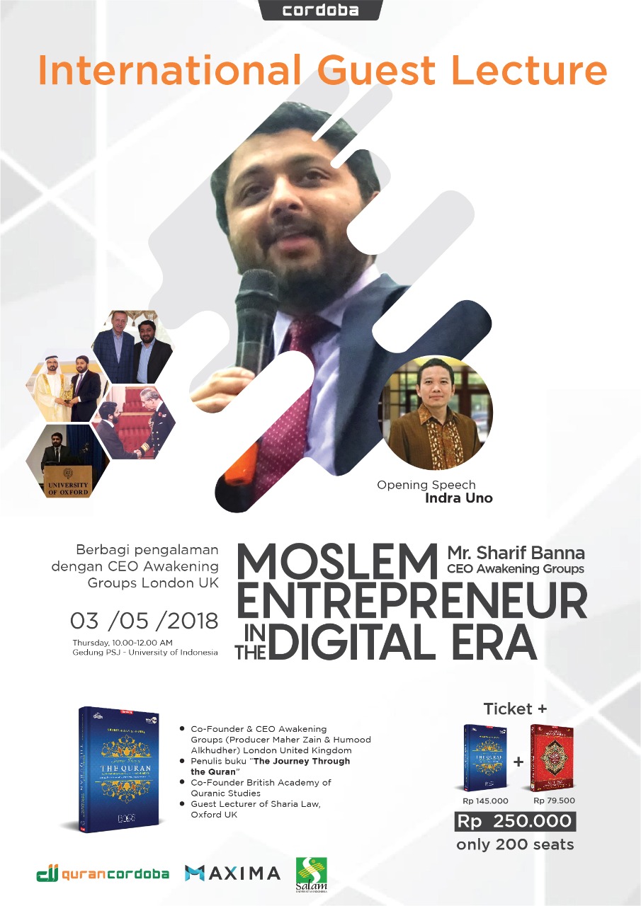 Poster International Guest Lecture by Mr.Sharif banna