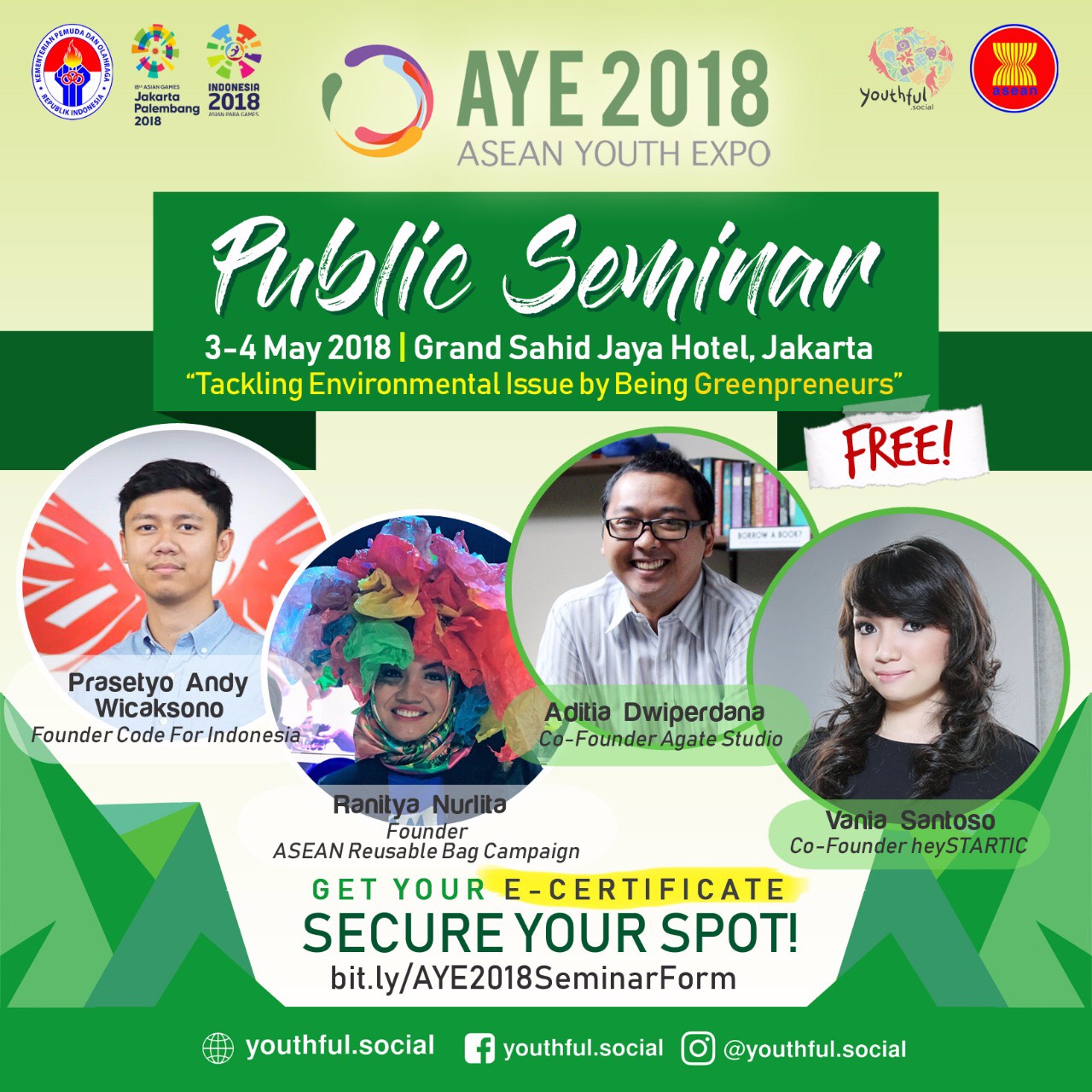 Poster ASEAN Youth Expo 2018