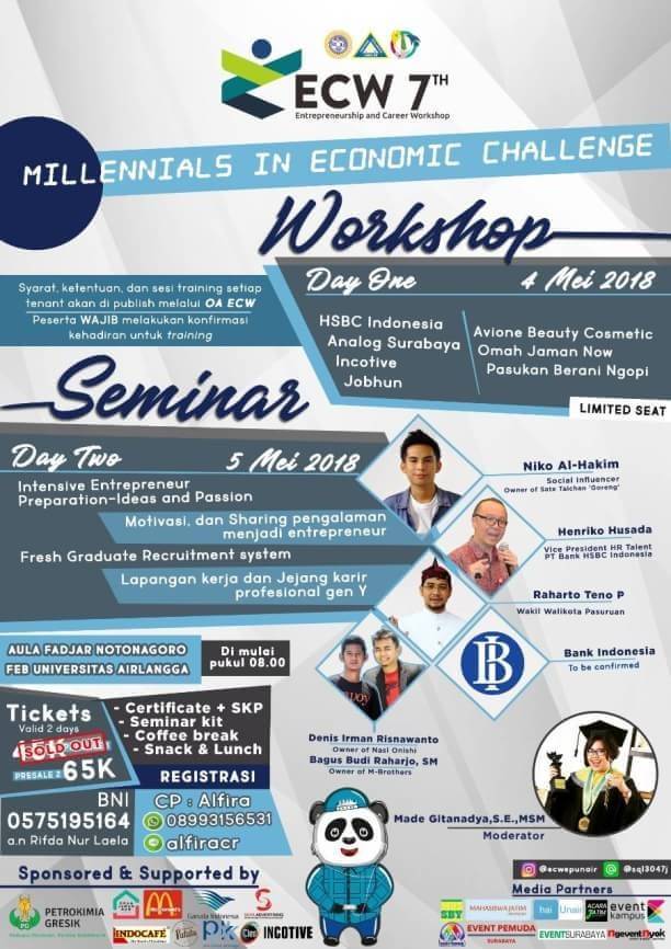 Poster Ecw (enterpreneur and career workshop)