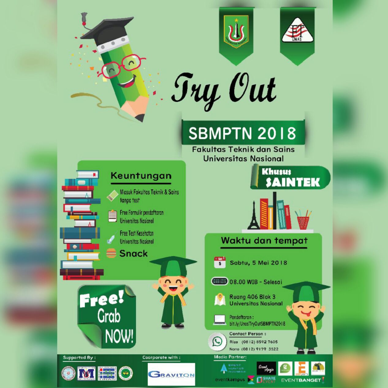 Poster TO SBMPTN 2018