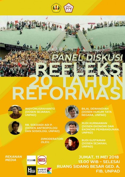 HISTORY WEEK 2018, Panel Diskusi: 20 Tahun Pasca Reformasi