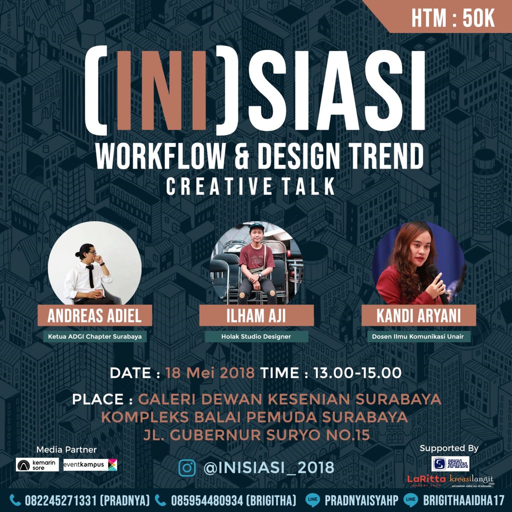 Poster INISIASI WORKFLOW AND DESIGN TREND 2018