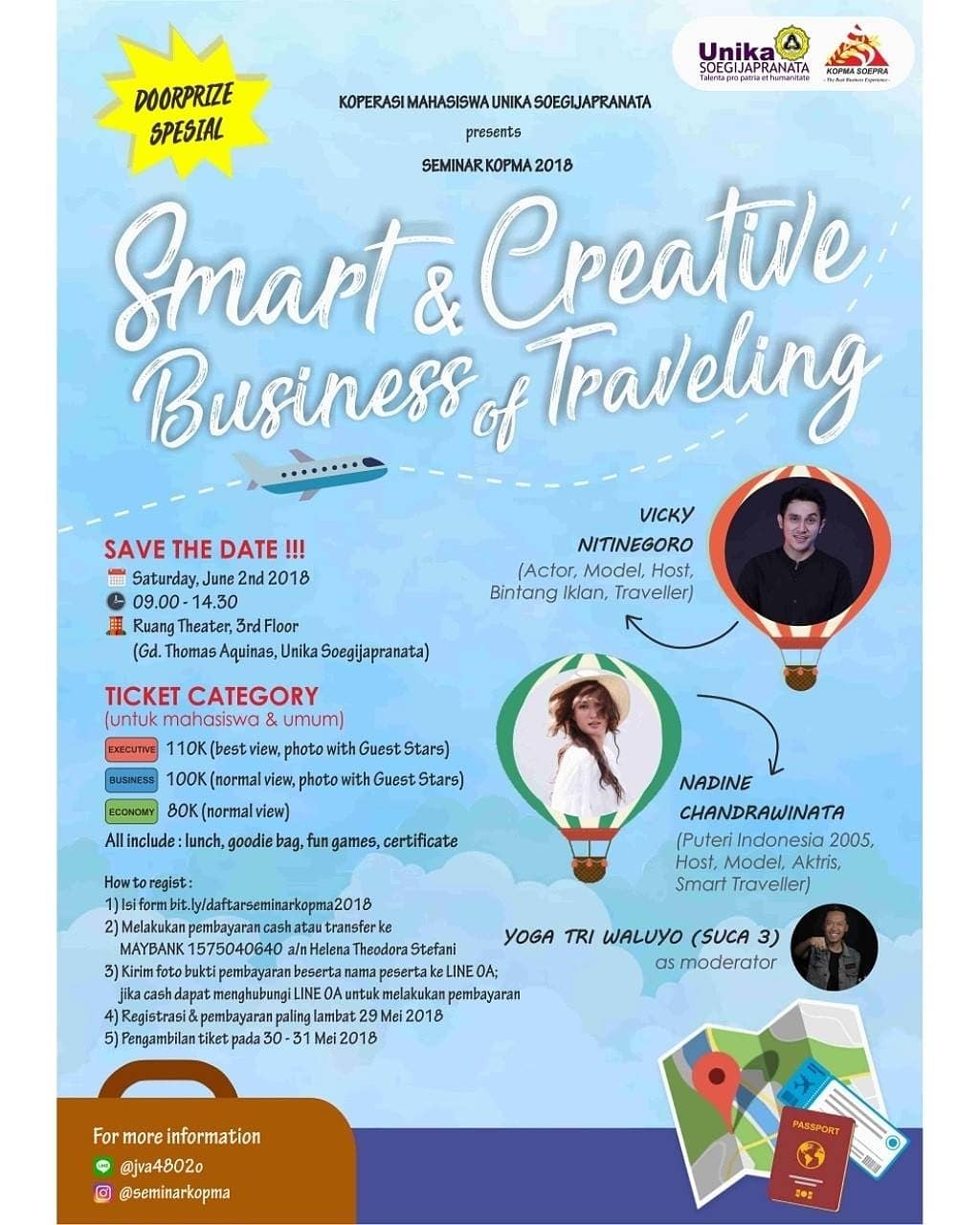 Poster Smart and Creative Business of Traveling