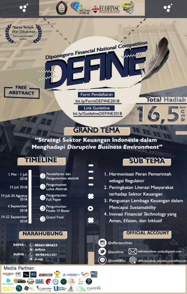 DIponegoro Financial National Competition (DEFINE) 5th