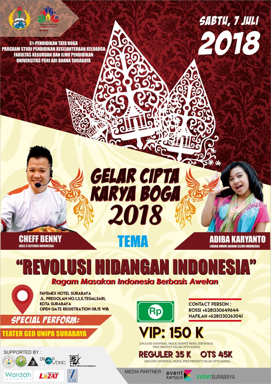 Poster Gelar Cipta Karya Boga 2018