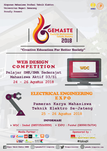 Poster Gemaste (Gebyar Mahasiswa Teknik Elektro)