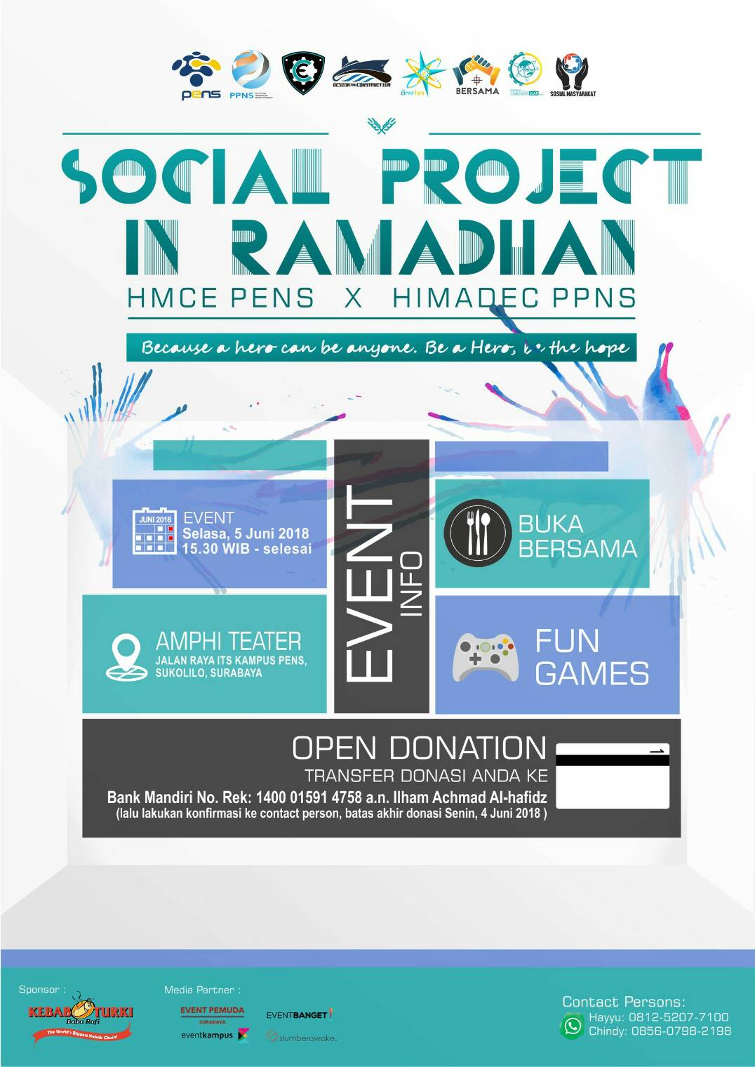 Poster SPICER [Social Project in Computer Engineering Ramadhan]